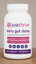 Just Thrive Daily Gut Detox Immune And Detox Support Gut Health 120 Capsules