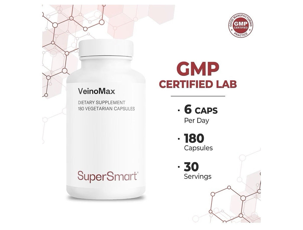 Supersmart VeinoMax Advanced Complex Veins Supplement 180 Capsules