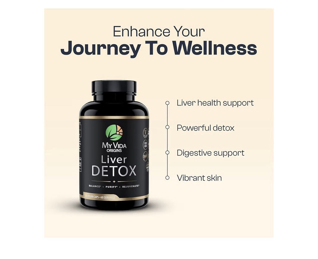 My Vida Origins Liver Detox Balance Purify Rejuvenate 120 Capsules