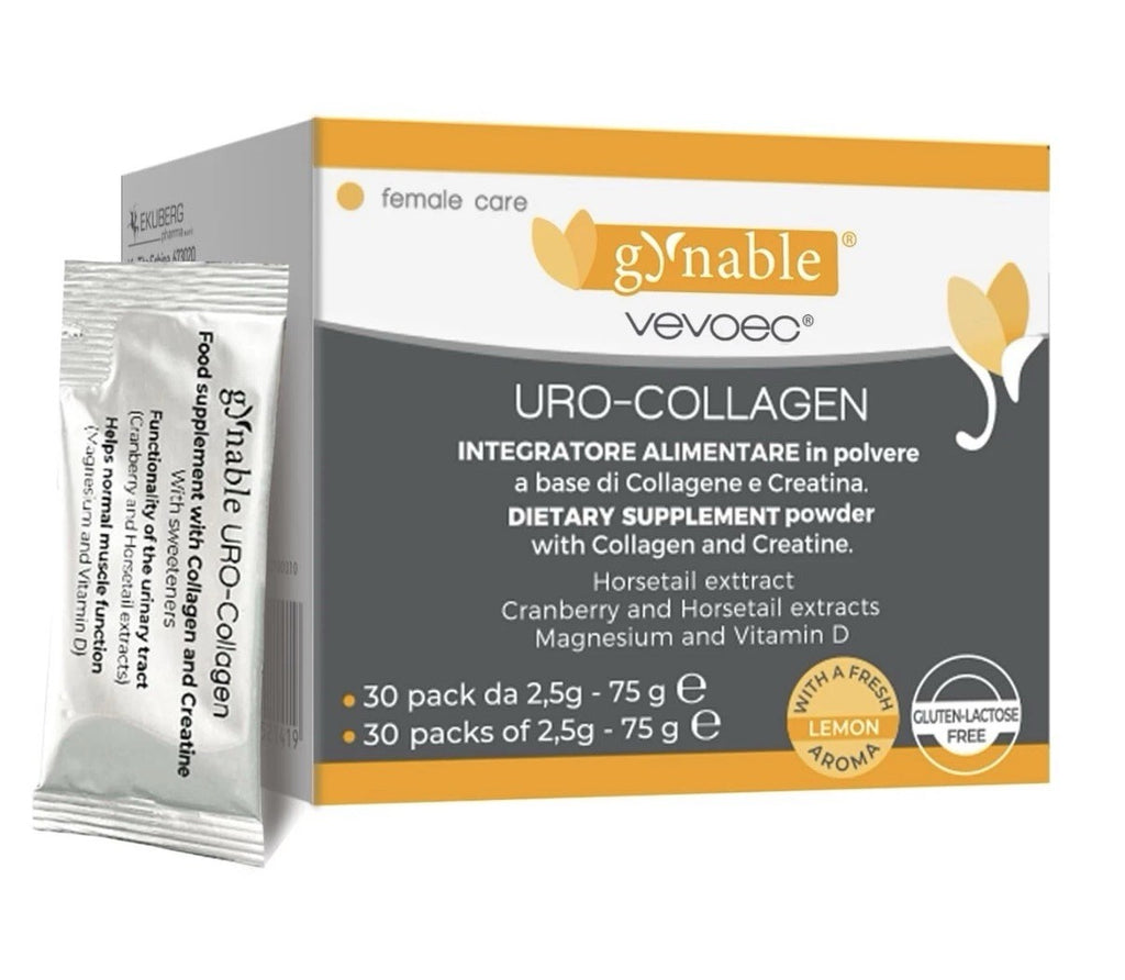 Vevoec Gynable UroCollagen Powder Female Health Bladder Control Supplement