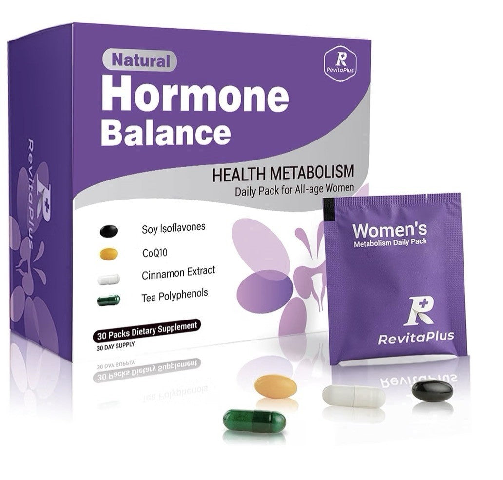 RevitaPlus Natural Hormone Balance Health Metabolism For Women Menopause PMS