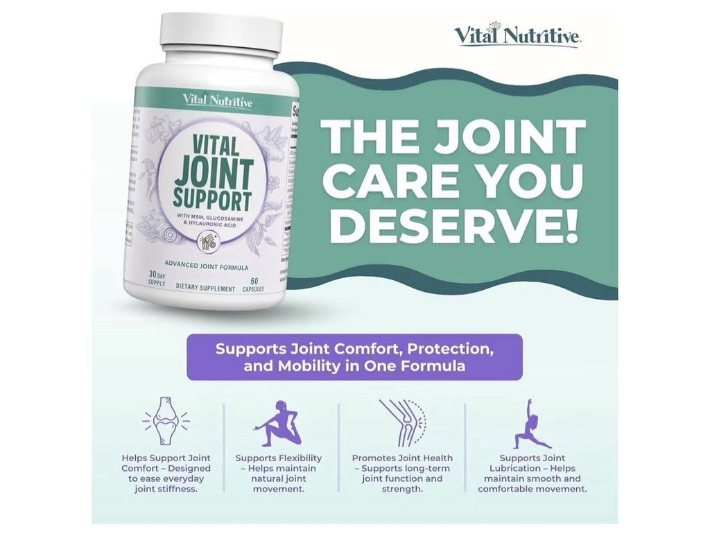 2Pack Vital Nutritive Vital Joint Support Supplement for Men & Women Glucosamine