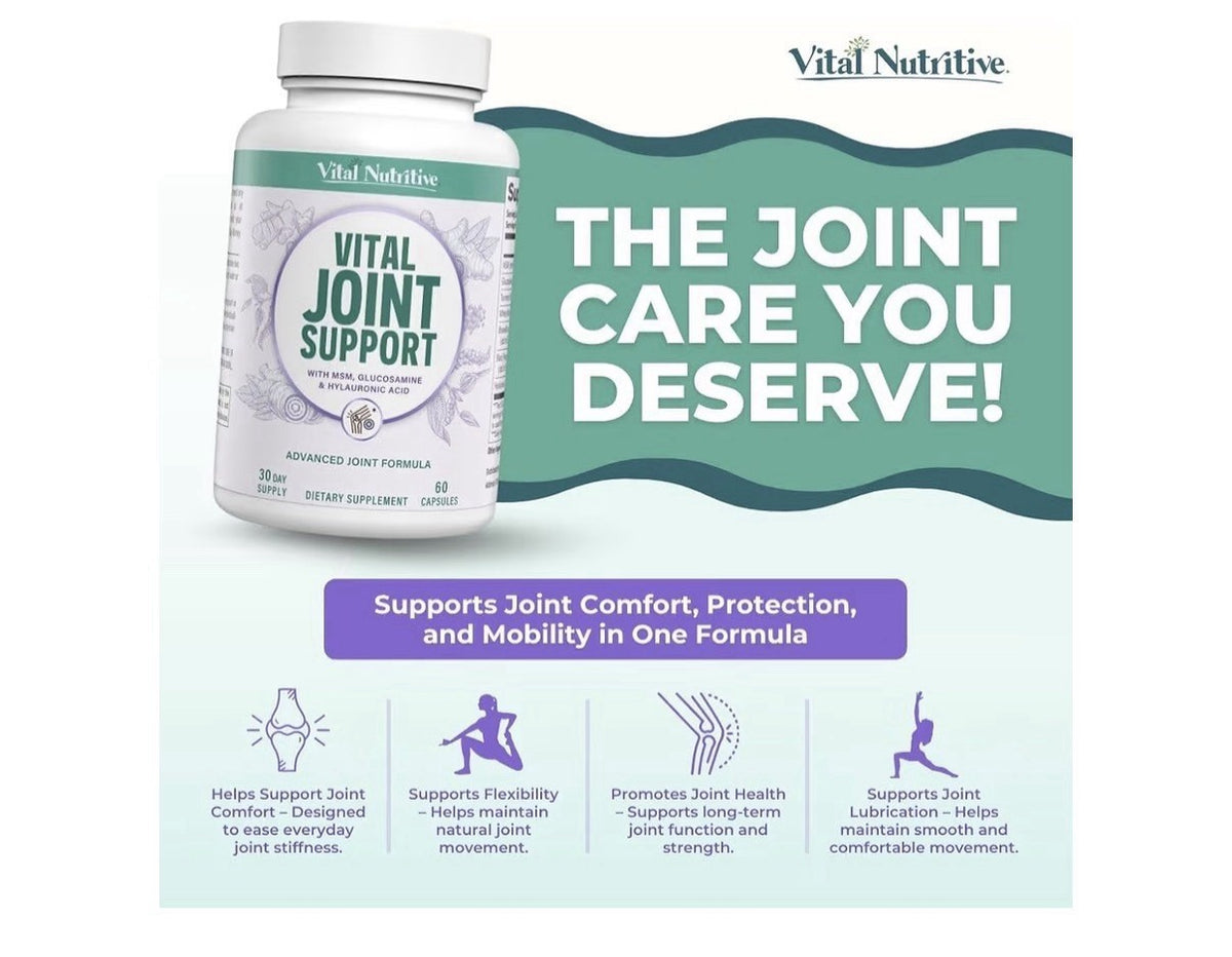 2Pack Vital Nutritive Vital Joint Support Supplement for Men & Women Glucosamine