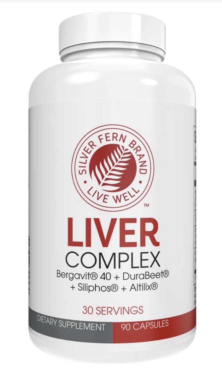 Silver Fern Brand Liver Complex Supplement with Milk Thistle Liver Support 90cap