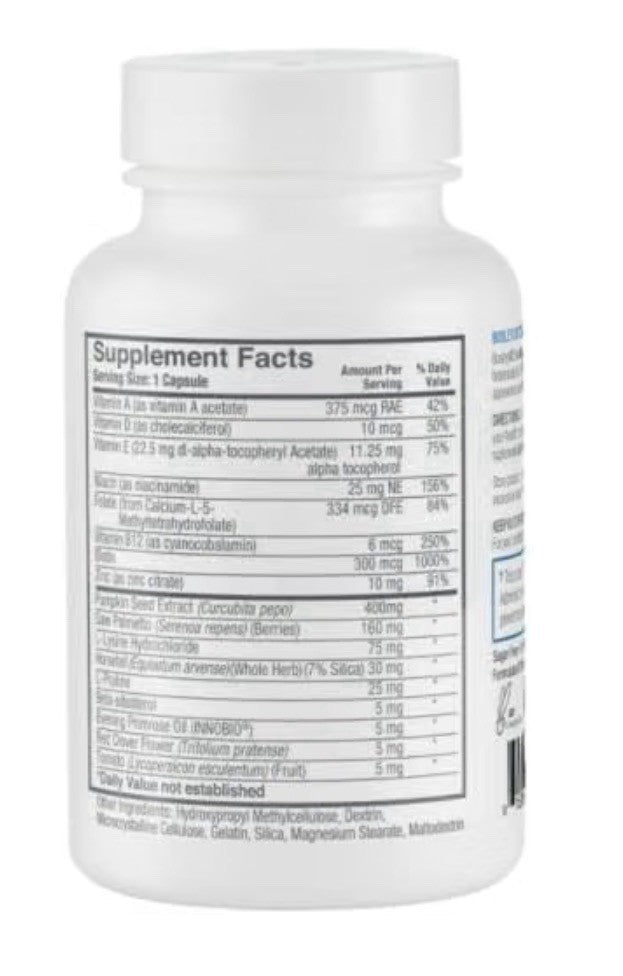 BosleyMD Healthy Hair Supplements For Men DHT-Blocking Botanicals 60 Capsules
