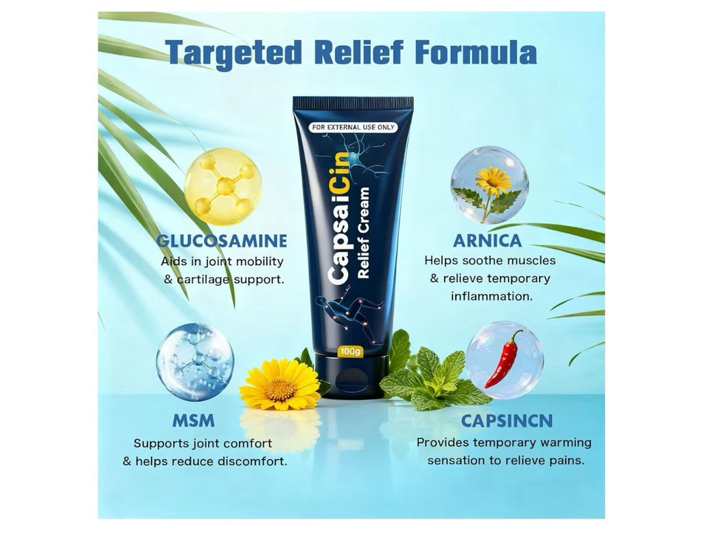 2Pack CapsaiCin Nerlex Neuropathy Relief Cream Nerve Joints Cream with Capsaicin