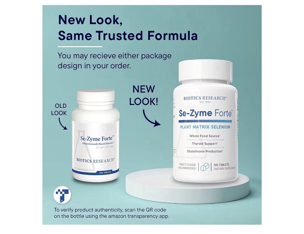 Biotics Research Se-Zyme Forte™– Whole Food Selenium Cognitive Heath 100 Tablets