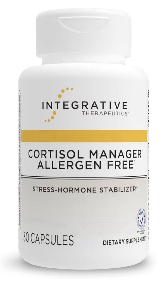 Integrative Therapeutics Cortisol Manager Allergen Free Adrenal Health 30capsule