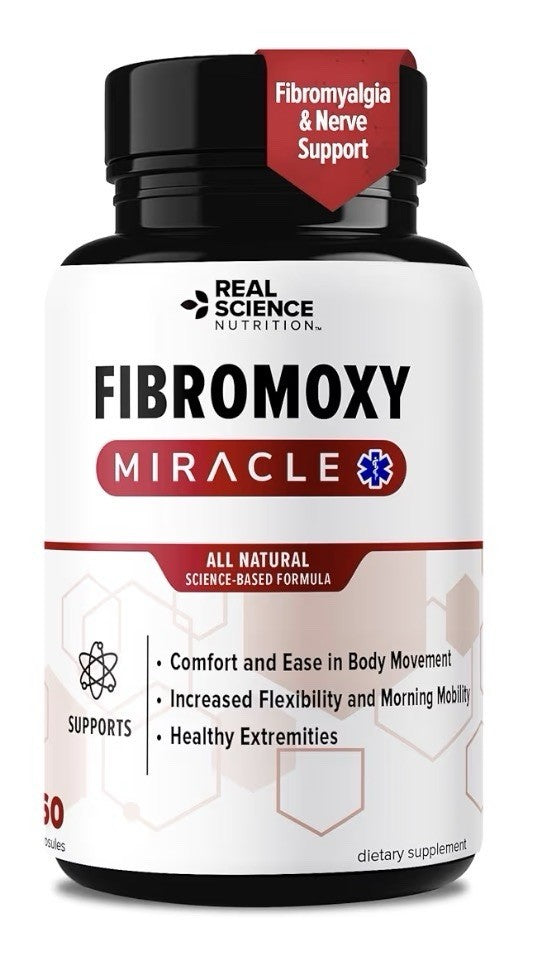 Real Science Fibromoxy Miracle Fibromyalgia Relief Flexibility Mobility 60 Caps