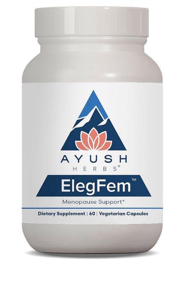 Ayush Herbs ElegFem For Women Menopause Hormone Balance Hot Flash Support 60caps