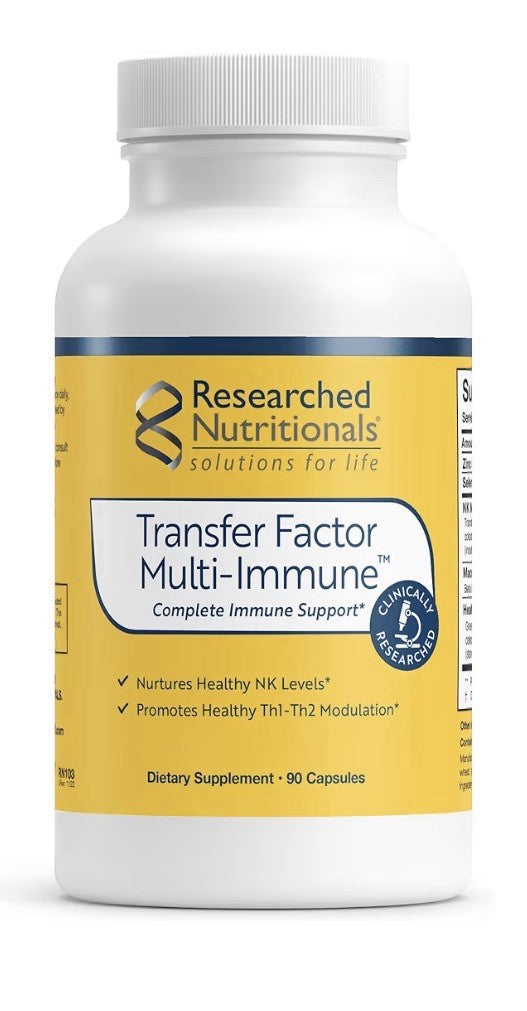 Researched Nutritionals Transfer Factor Multi-Immune With Mushrooms 90 Capsules