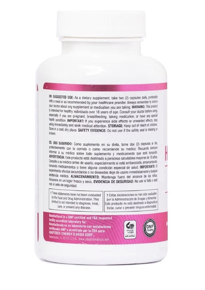 ADAPTOHEAL Hormone Balance for Women Menopause & PMS Support Supplement 180 Caps
