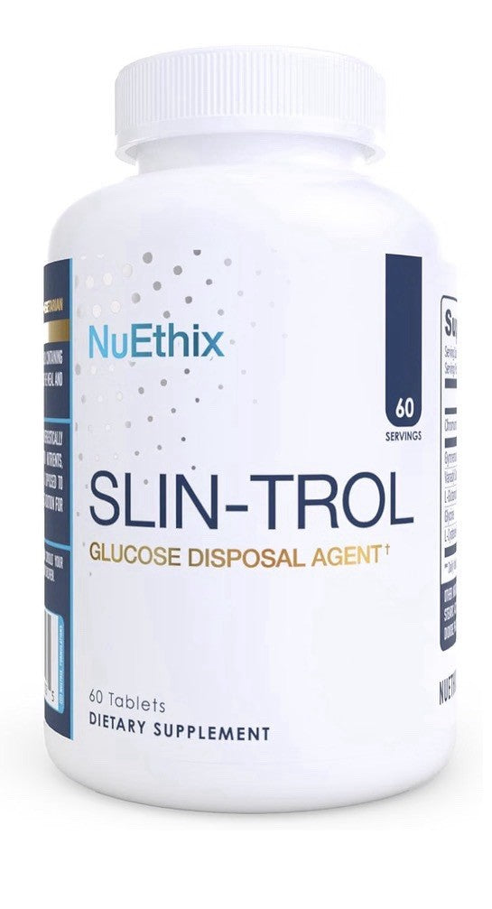 NuEthix SLIN-TROL Glucose Disposal Agent for Women & Mem 60 Tablets