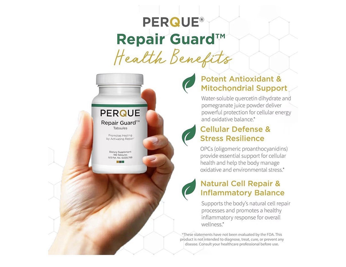 Perque Repair Guard Forte Supports Healing By Activating Repair 180 Tabsules