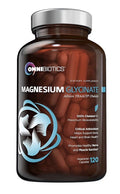 OmniBiotics Magnesium Glycinate Supplement 200mg 100% Chelated Pure 120 Capsules
