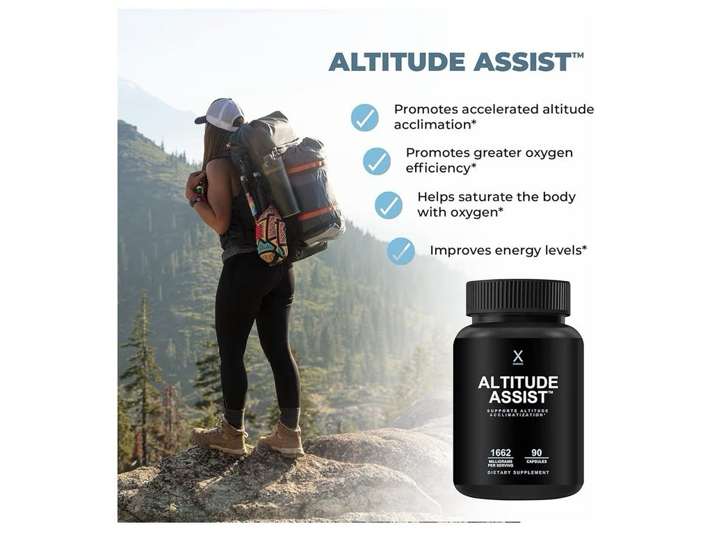HUMANX Altitude Assist Support Altitude Acclimatization Sickness Prevention 90ca