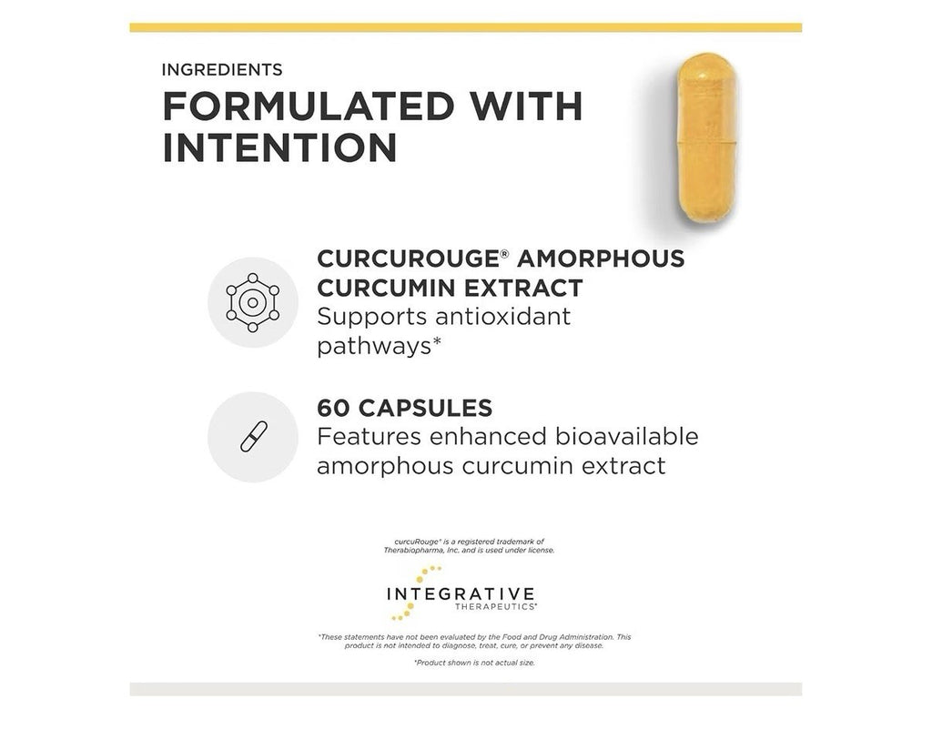Integrative Therapeutics Curalieve Advanced Absorption Curcumin Antioxidant 60ca