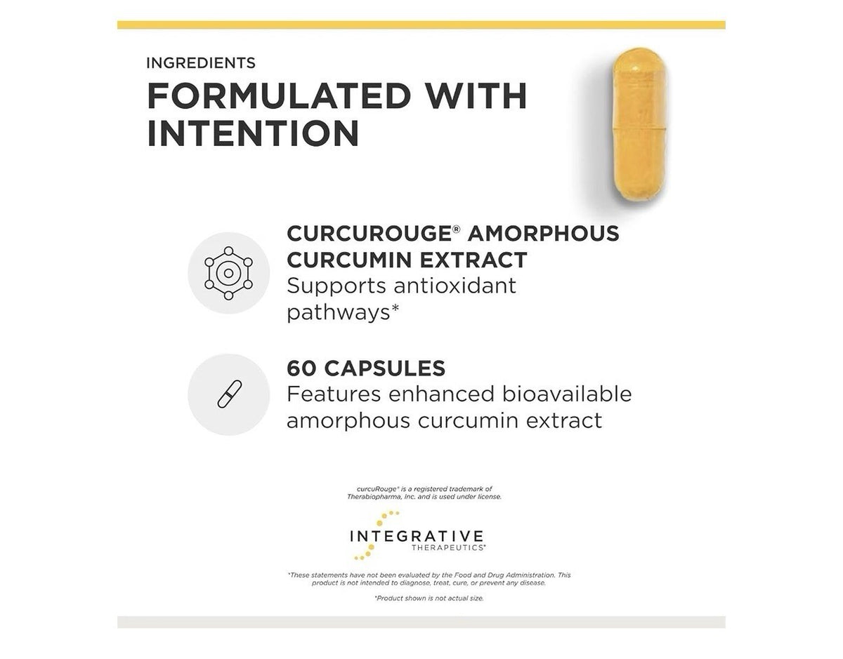 Integrative Therapeutics Curalieve Advanced Absorption Curcumin Antioxidant 60ca