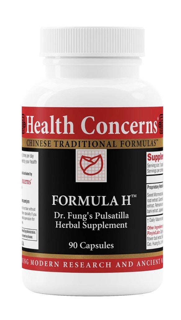 Health Concerns Formula H Herbal Supplement Blood Circulation & Vascular Support