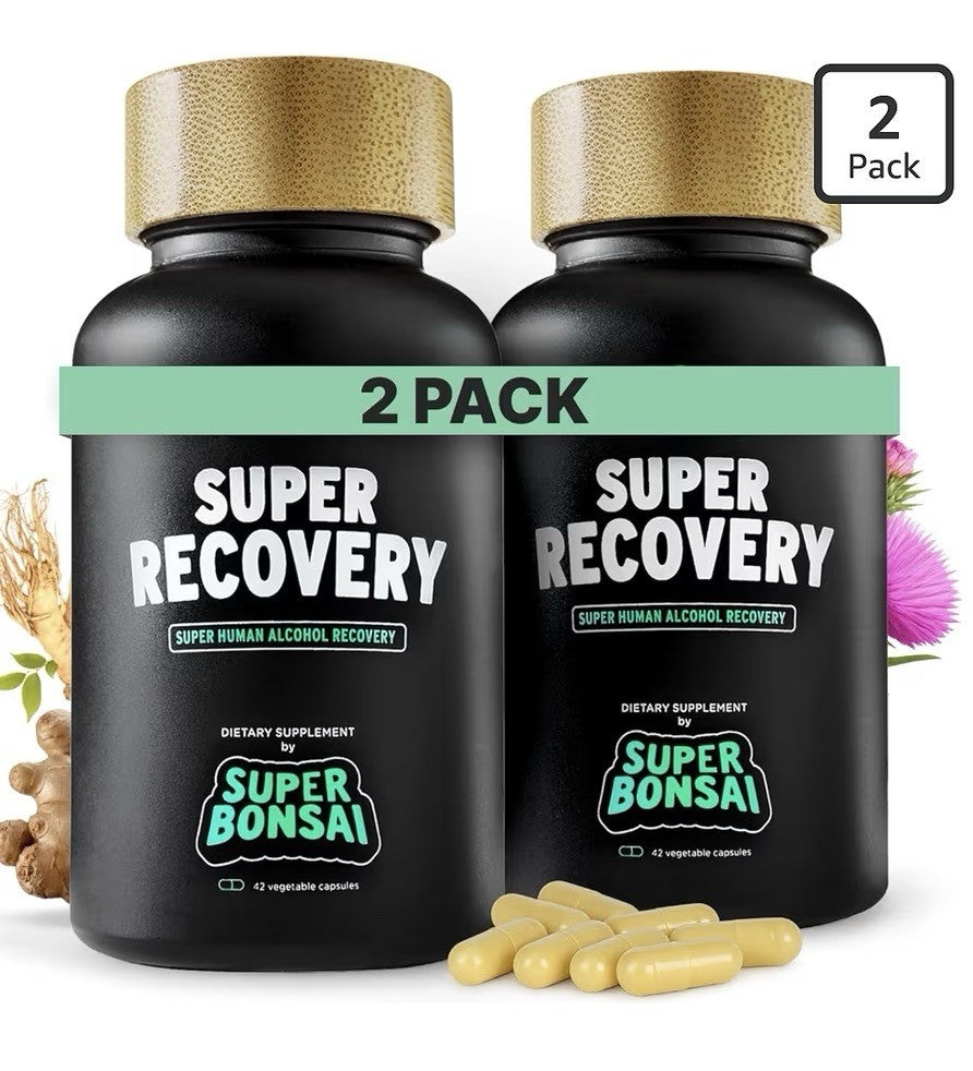 2 Pack SuperBonsai Super Recovery for Post Celebration and Morning Relief