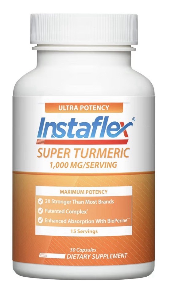 2 Pack Instaflex Super Turmeric 1000 mg Per Serving Turmeric Curcumin