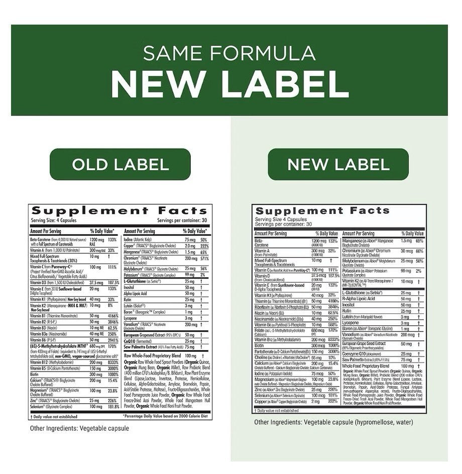 Emerald Labs Men’s 45+ Clinical + Multi Multivitamin Comprehensive Support 120ca