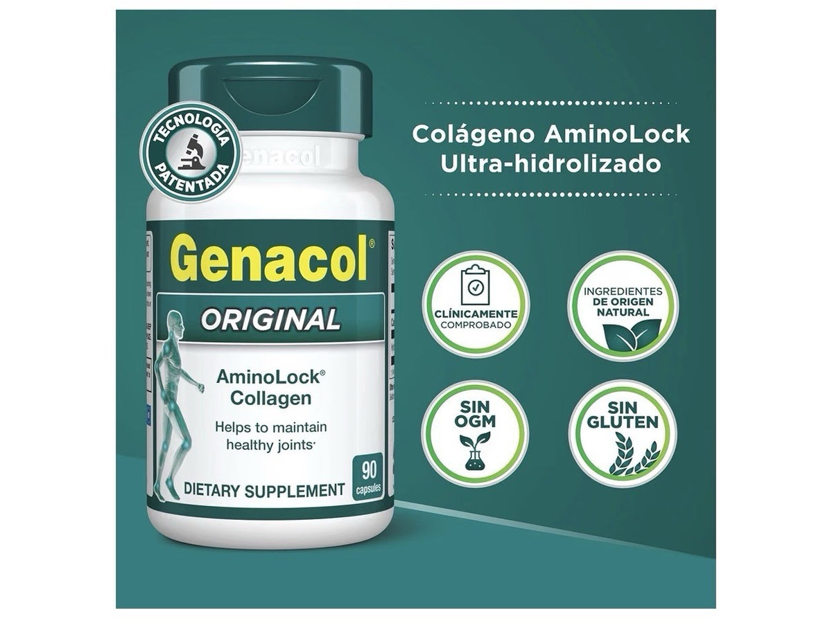 Genacol Original AminoLock Collagen Maintain Healthy Joints Women&Men 90 Capsule
