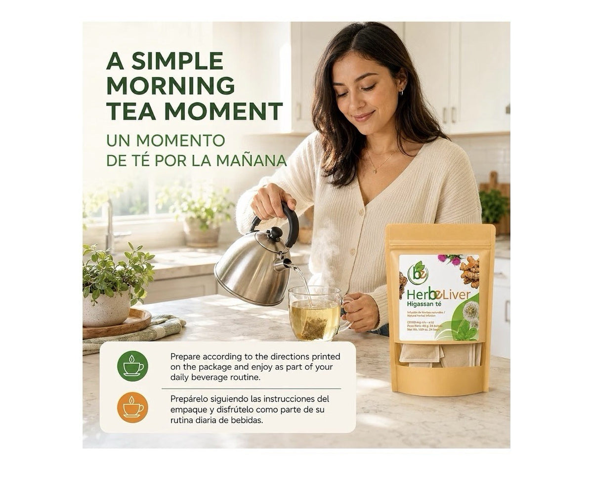 B-Experts HerbeLiver Higassan Te Natural Herbal Infusion 24 Tea Bags