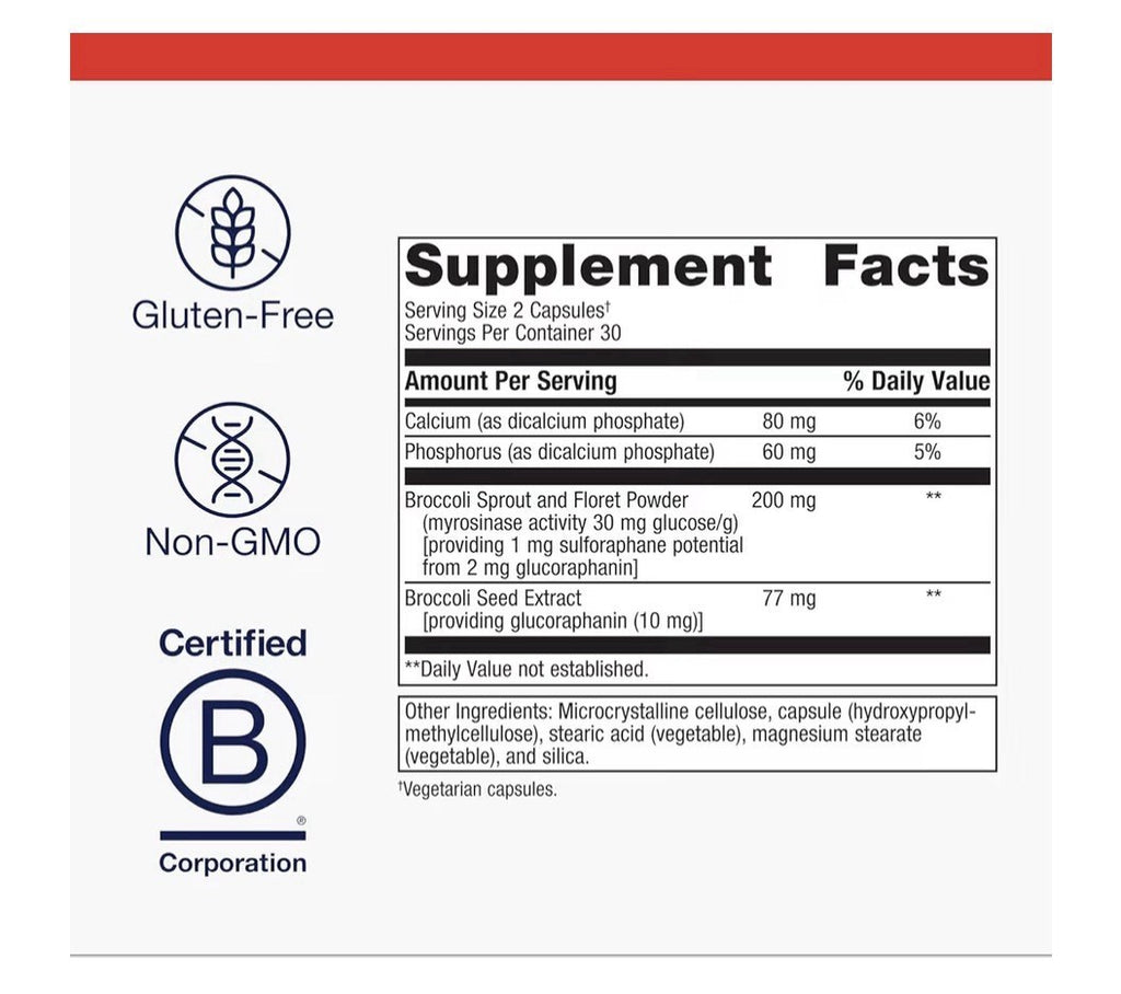 Metagenics SulforaClear Advanced Detox Antioxidant Support General Wellness 60ca