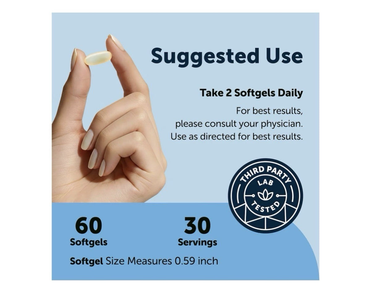 Micro Ingredients Supreme Omega-3 Fish Oil With EPA & DHA 60 Softgels