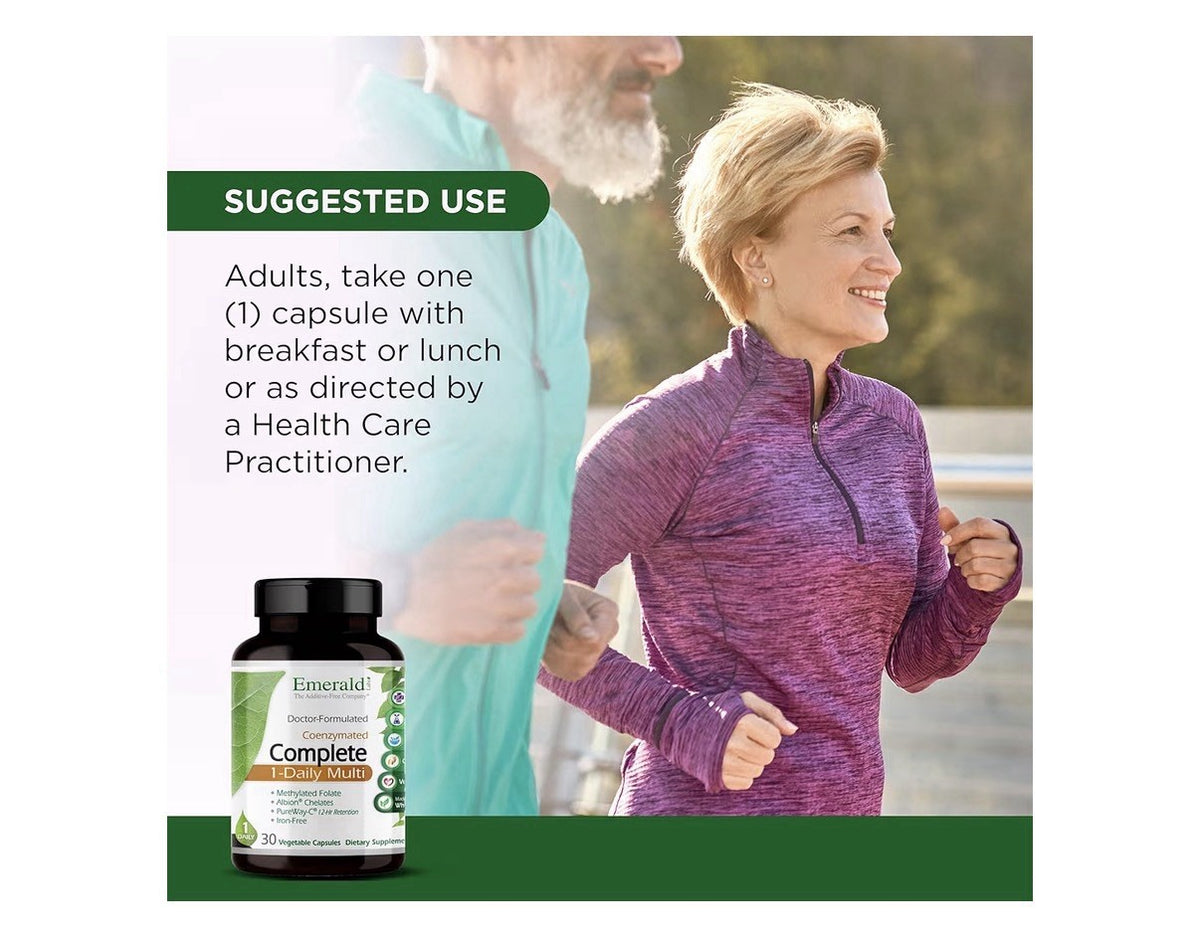 EMERALD LABS Complete 1-Daily Multi Complete Multivitamin Women & Men 30capsules
