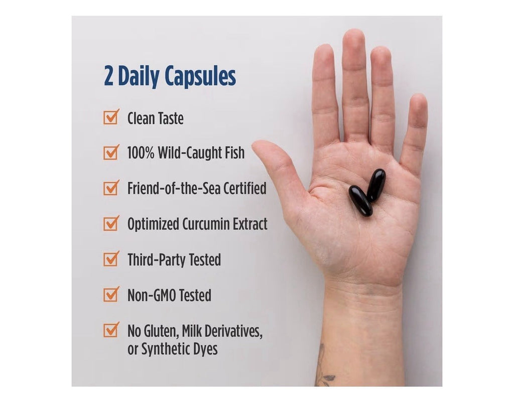 Nordic Naturals Memory Support Omega Blend Curcumin Cognition Support 60SoftGels