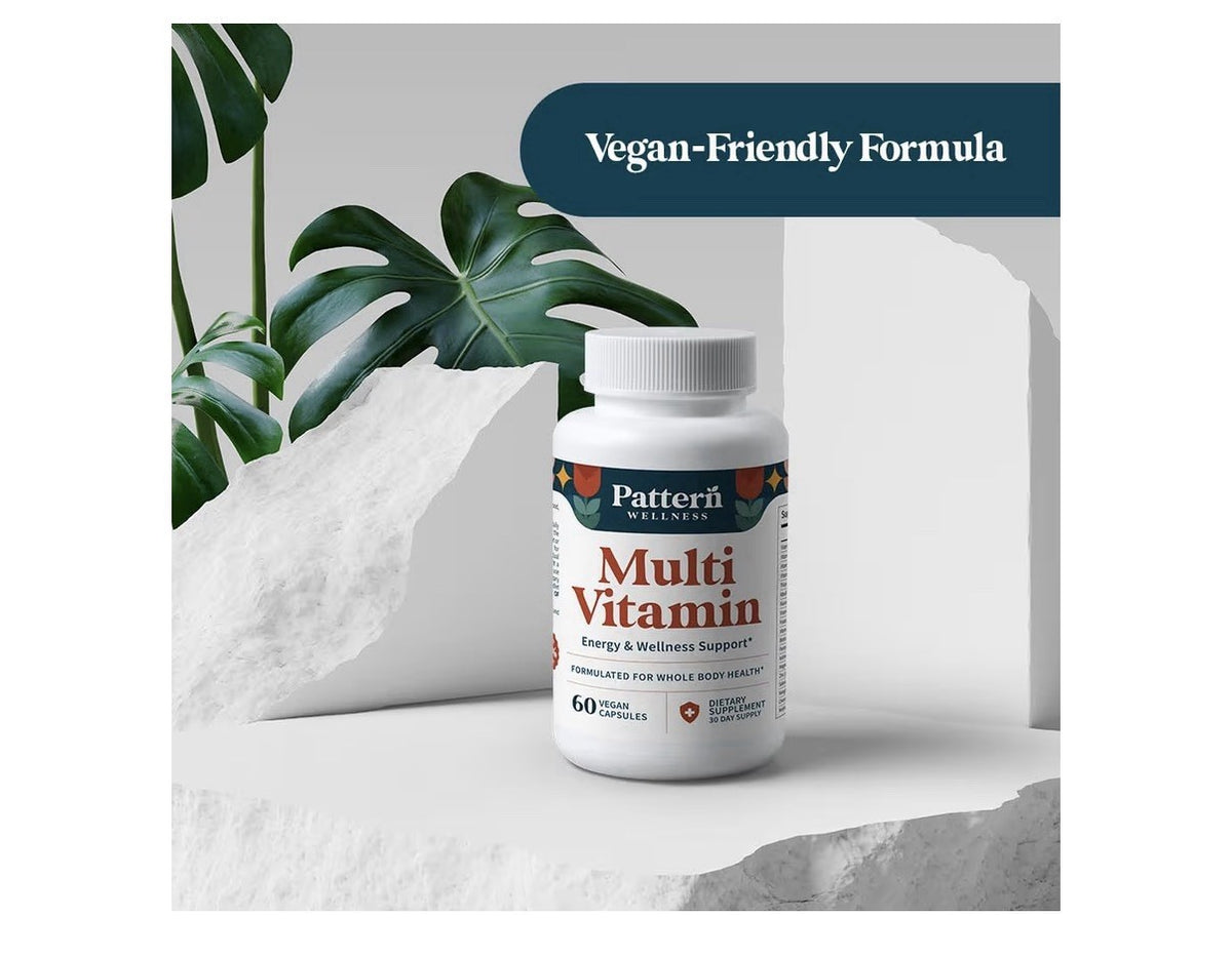 2 Pack Pattern Wellness Multivitamin Energy & Wellness Support for Women & Men