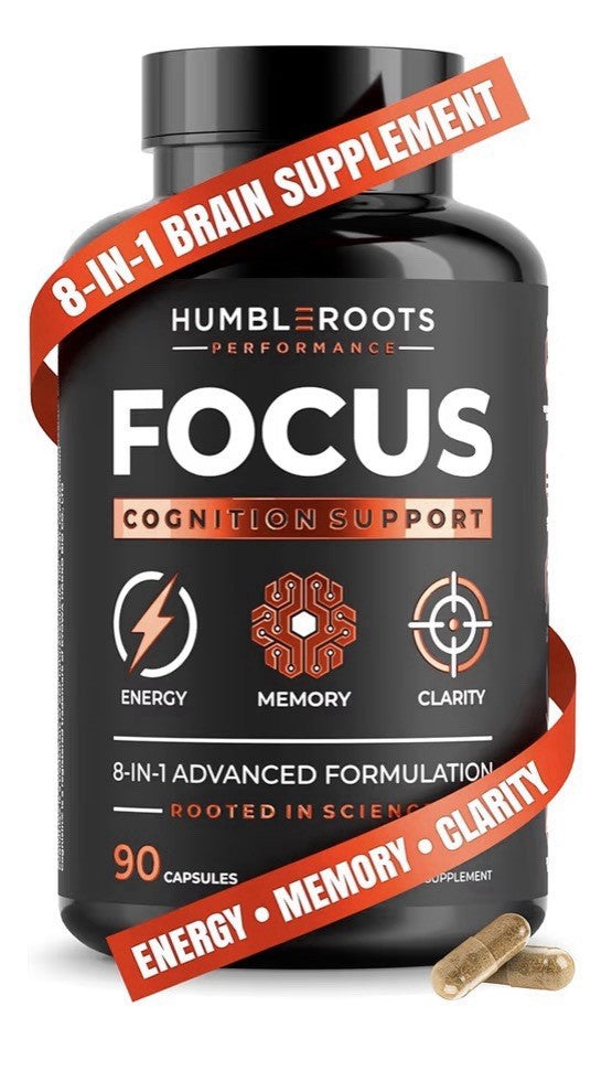 HUMBLEROOTS PERFORMANCE FOCUS Cognition Support Energy Clarity Memory 90Capsules