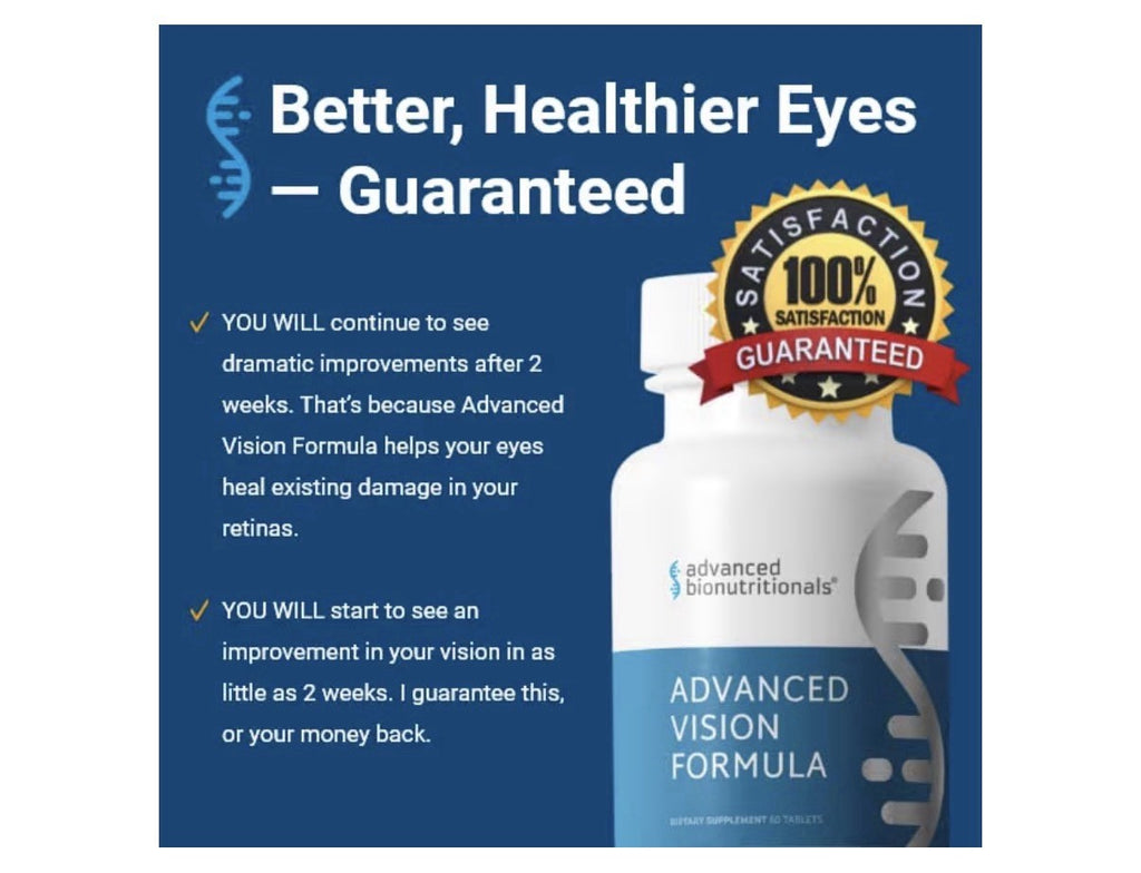 Advanced Bionutritionals Advanced Vision Formula Healthy Vision Eye Function 60T