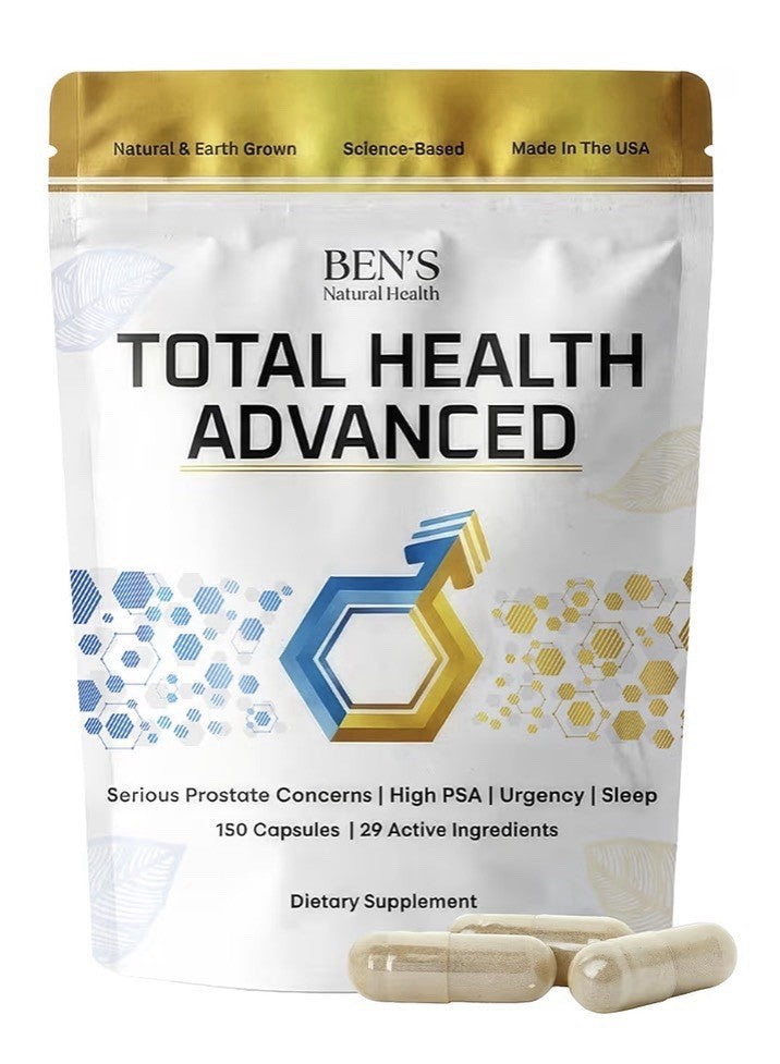 Ben's Natural Health Total Health Advanced Prostate Support High PSA 150capsules