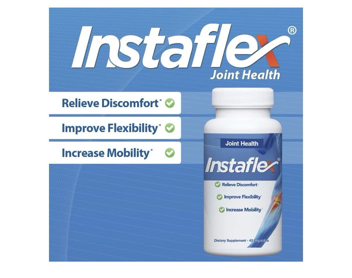 Instaflex Joint Support Relieve Discomfort Flexibility Mobility Women Men 42Caps