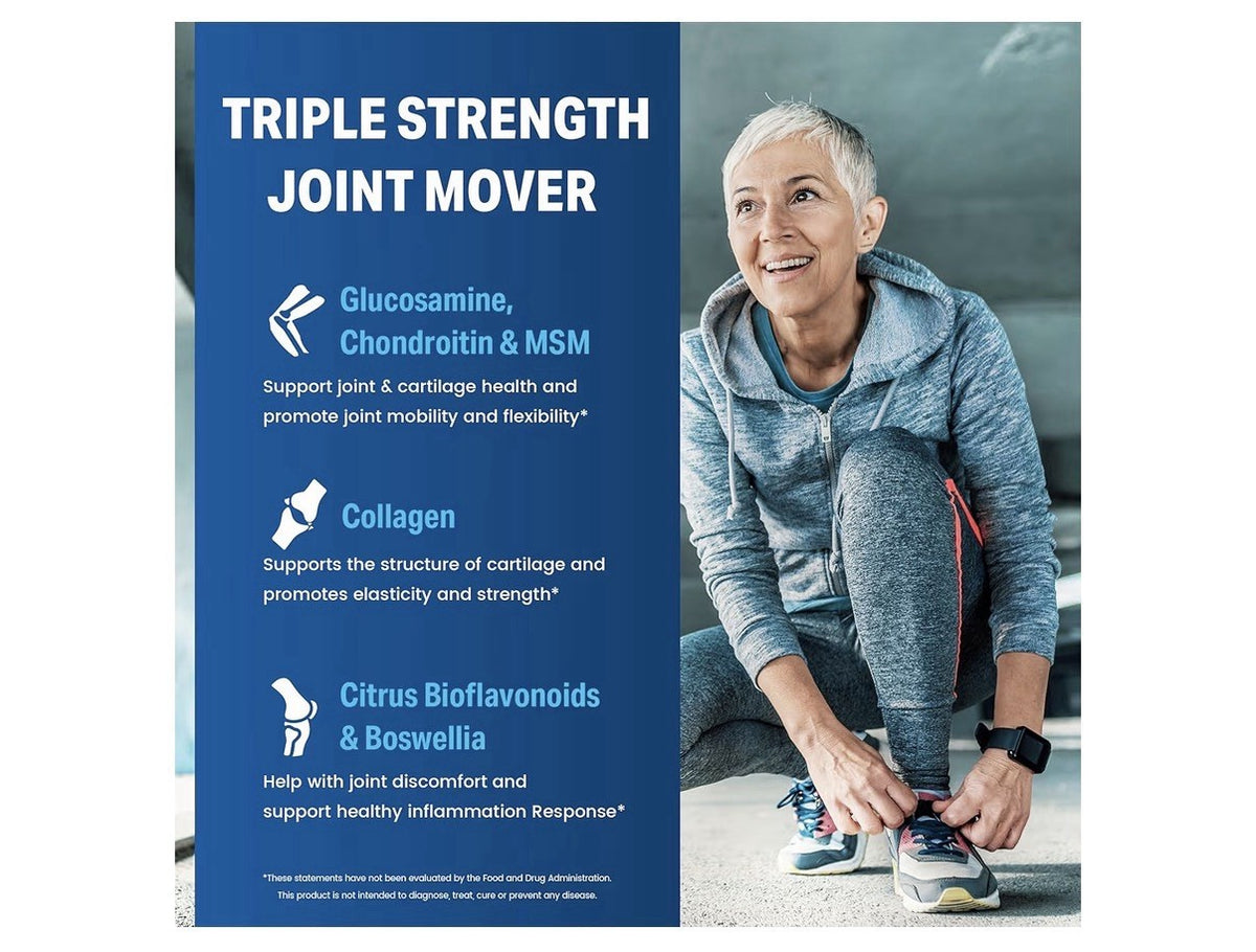 Vitamin World Joint Mover Triple Strength Joint Comfort Flexibility 90 Caplets