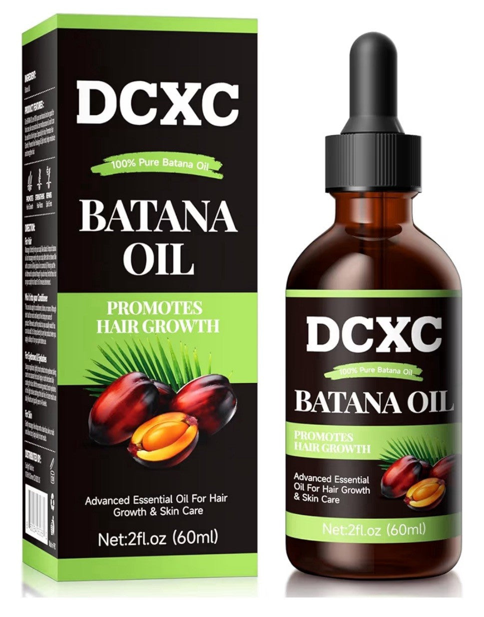 DCXC 100% Pure & Natural Batana Oil for Hair Growth Strengthens Hair 60ml