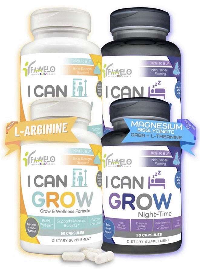 4 Pack Fawelo I Can Grow Day & Night Time Bundle for Kids 10 & Up Maximum Hight