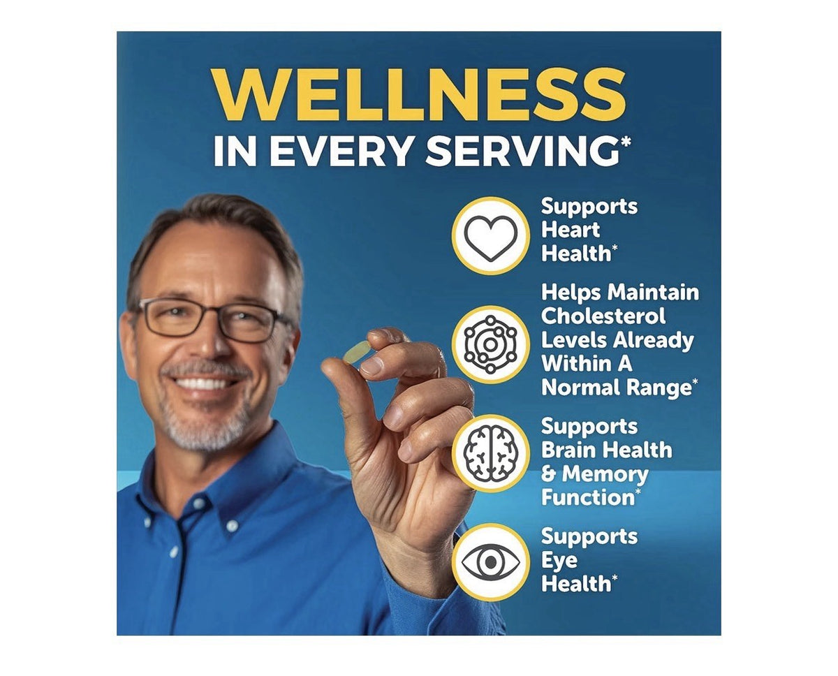 Viva Naturals Omega 3 Fish Oil Triple Strength EPA DHA For Women & Men 90softgel