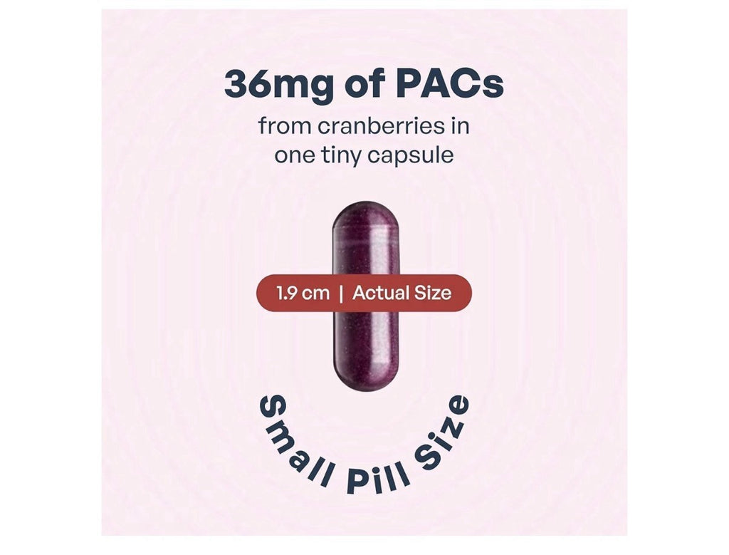 Utiva Cranberry PACs Urinary Tracy Health For Women And Men 90 Capsules