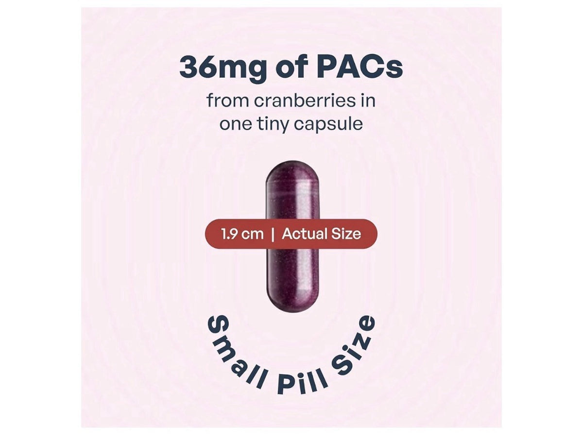 Utiva Cranberry PACs Urinary Tracy Health For Women And Men 90 Capsules