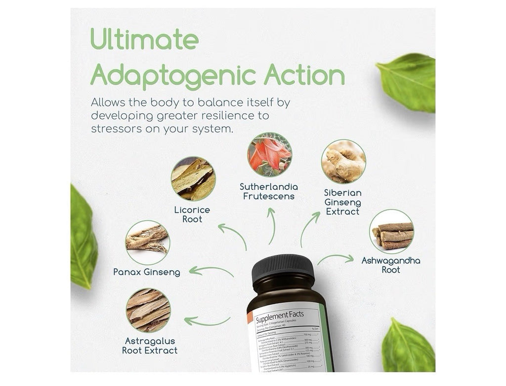 Return Healthy Adaptogen Immune Helps Body Functioning And Stress Relief 120cap