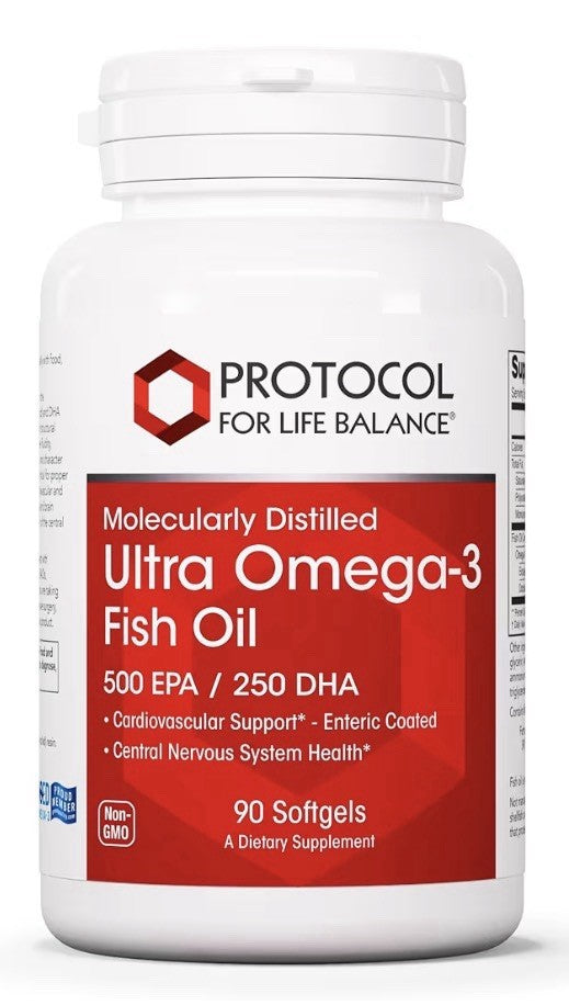 PROTOCOL FOR LIFE BALANCE Ultra Omega-3 Fish Oil Cardiovascular Support 90sgel