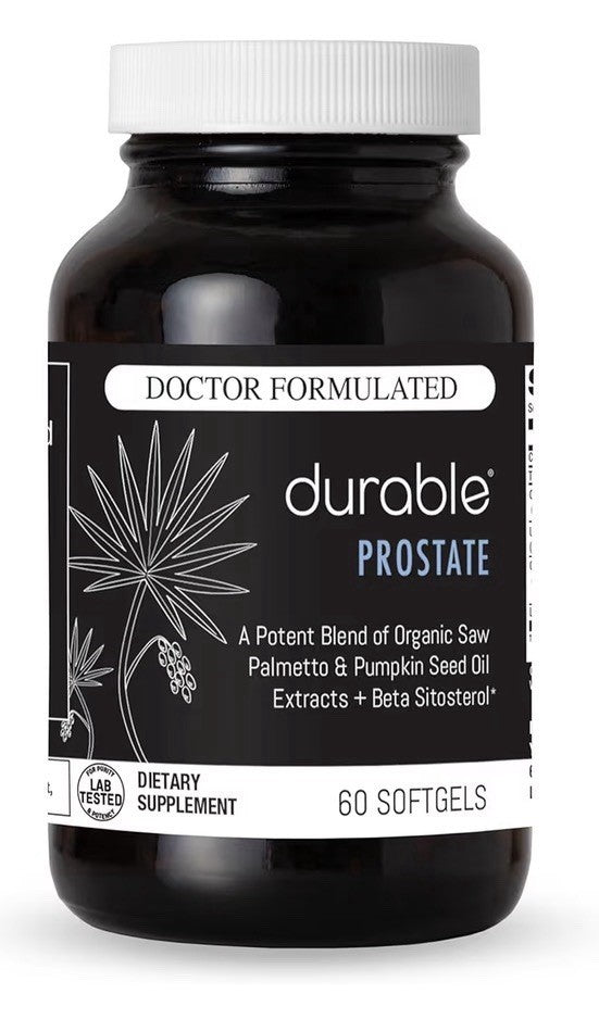 Durable Prostate Saw Palmetto + Beta-Sitosterol Supports Prostate Bladder 60sgel