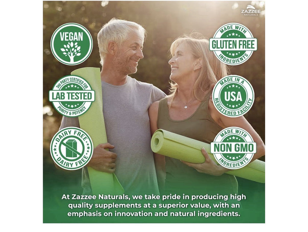 Zazzee Hawthorn Berry 2% Vitexin Balance Vitality Support 5 Month Supply 150caps