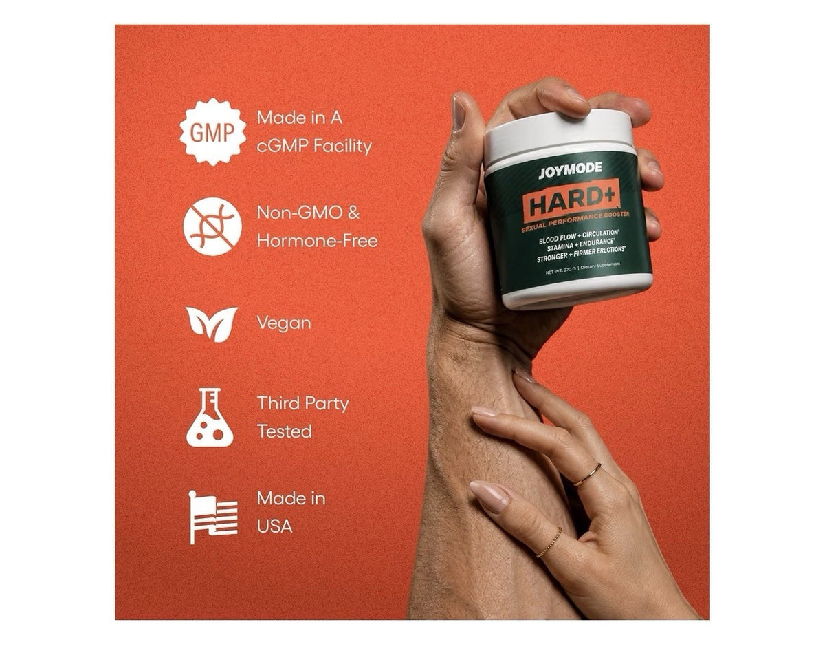 JOYMODE Hard+ Sexual Performance Booster Blood Flow Circulation Men 30 Servings