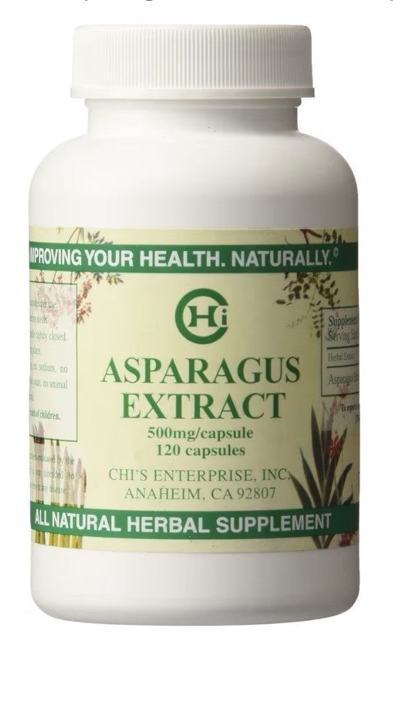 Chi's Enterprise Asparagus Extract 120 Capsules Natural Herbal Supplement