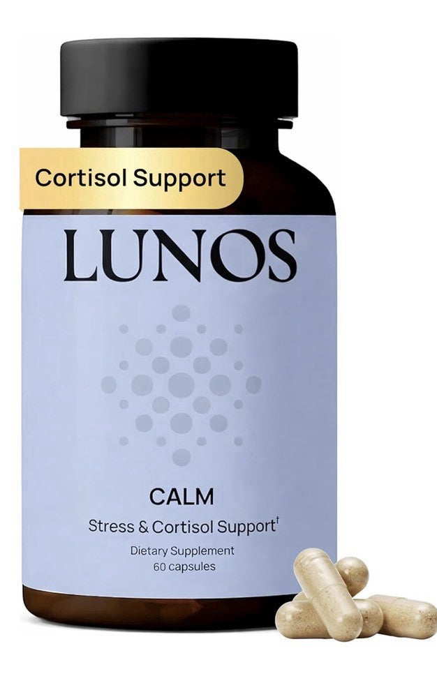 Lunos Calm Stress & Cortisol Support for Women & Men 120 Capsules